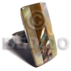 big accent haute hippie rectangular32mmx18mm  adjustable metal