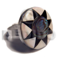 big accent haute hippie round 25mm  adjustable metal ring  lam