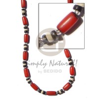 red buri tube with black bleach coco