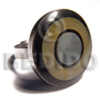 big accent haute hippie round 25mm  adjustable metal ring  lam
