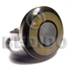 big accent haute hippie round 25mm  adjustable metal ring  lam