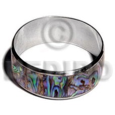 laminated inlaid paua in 1 inch