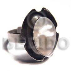 big accent haute hippie 18mmx25mm  adjustable metal ring with ext