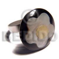 big accent haute hippie round 20mm  adjustable metal ring  la