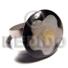 big accent haute hippie round 20mm  adjustable metal ring  la