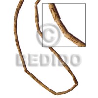 bamboo with wood burning