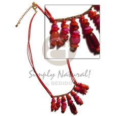 dangling asstd. buri seeds with wood