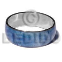 laminated blue capiz in 1 inch