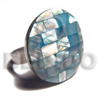 big accent haute hippie round 30mm  adjustable metal ring  lam