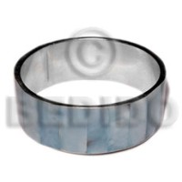 laminated blue hammershell in 1 inch