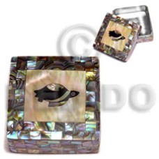 stainless square metal casing with inlaid blocking