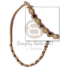 4 5mm black bleach coco Pokalet. in macrame