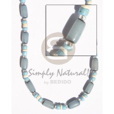 turq. blue buri tube withturq. blue coco