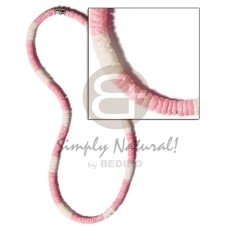 pink white clam combination
