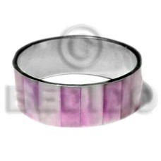 laminated pink hammershell in 1 inch