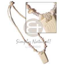 3 layer knotted wax cord with luhuanus