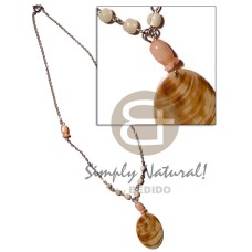 40mm melo shell pendant with skin in