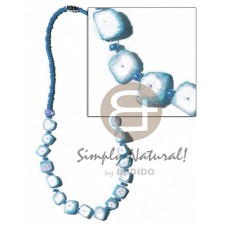 floating colored white rose in glass beads