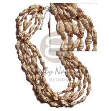 6 layer nassa tiger with rice wood