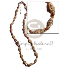 nassa tiger with rice wood and glass