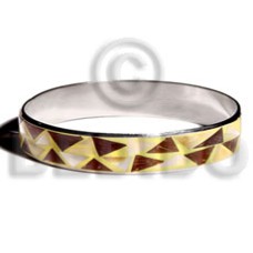 laminated crazy cut coco mother of pearl shell (MOP) in .5