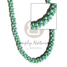 3 layers twisted 2 3mm coco Pokalet. 