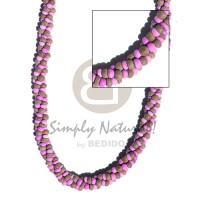 3 layers twisted 2 3mm coco Pokalet. 