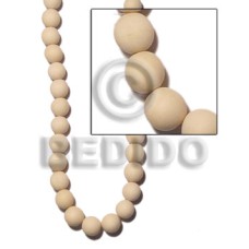 natural white wood rounds beads 15mm