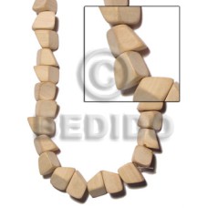 natural white wood chunk 17mmx17mmx23mm