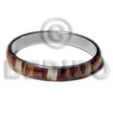 laminated inlaid banana bark with hammershell