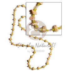 36 in. continuous yellow white rose