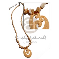 2 3mm coco Pokalet natural white with troca