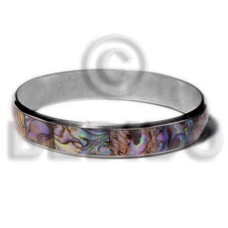laminated paua in .5 inch stainless