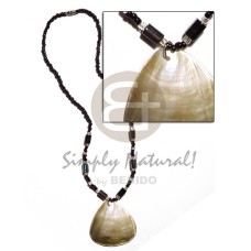 black glass beads with hematite combination and