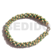 twisted 2 3 coco pokalet green natural white combination