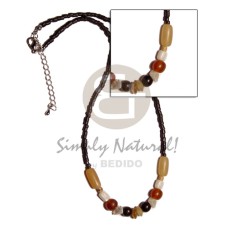 2 3mm black coco Pokalet. with bone and