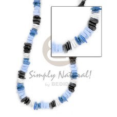 coco square cut blue tones combination with