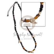 2 3mm black coco heishe coco Pokalet. bleach