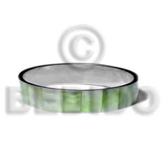 laminated lime green hammershell in .5 inch