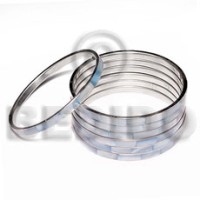 laminated hammershell blue in 5mm stainless metal