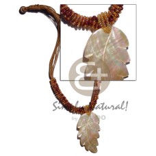 8 layers wax cord with glass beads