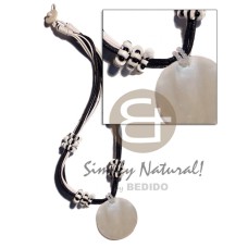 5 layers wax cord with white clam