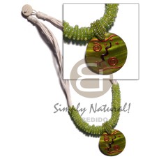 8 layers wax cord with glass