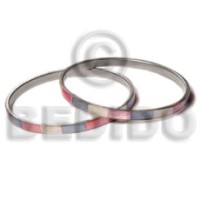 laminated hammershell pink blue natural white alternate in 5mm
