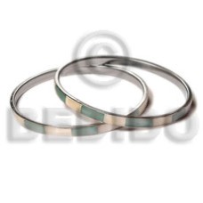 laminated hammershell green natural white alternate in 5mm