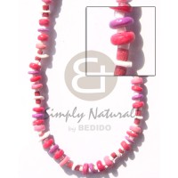 7 8mm pink lavender coco Pokalet.with white rose and