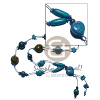 36 in. tassled wax cord with painted