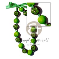 kukui nuts in painted graduated color