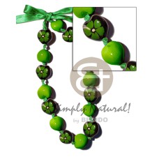 kukui nuts in painted graduated color
