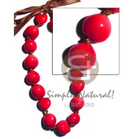 painted graduated kukui nuts  bright